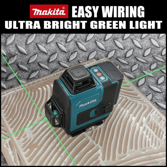 Makita 3D/4D Laser Level 16 Lines Horizontal And Vertical With Remote Control 16 Lines 360°Self-leveling Laser Levels makita tools