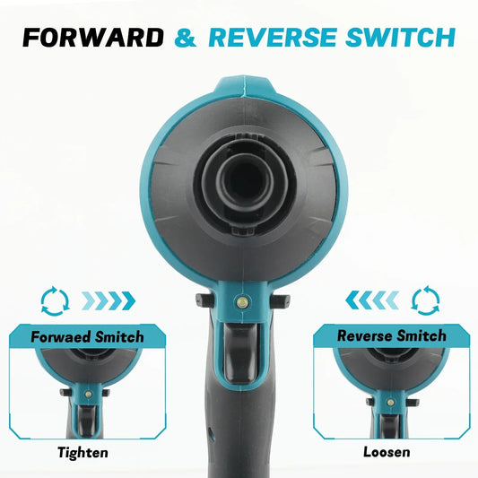 Makita DAS180 18V LXT Brushless Cordless Air Blower Nozzles - Clean Dust/Leaves/Cars/Electronics & Workshop (Tool Only)