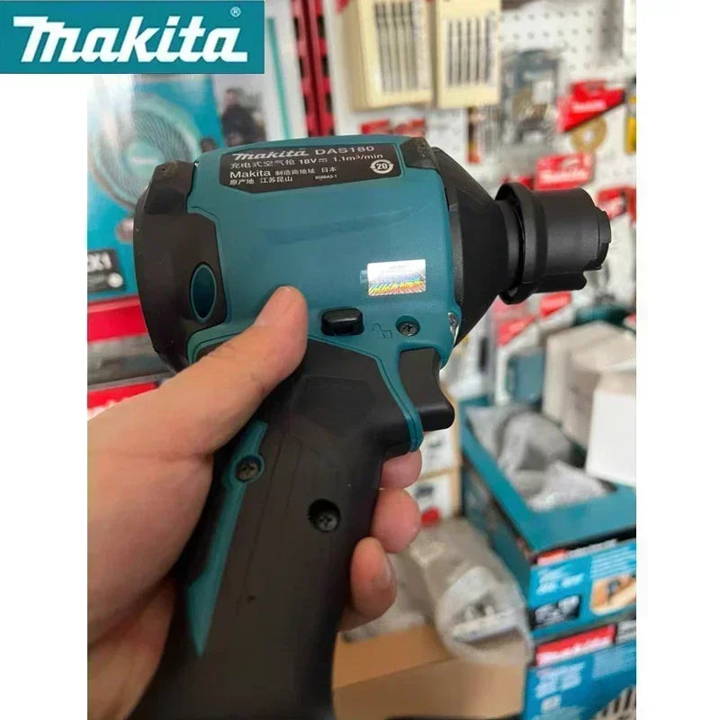 Makita DAS180 18V LXT Brushless Cordless Air Blower Nozzles - Clean Dust/Leaves/Cars/Electronics & Workshop (Tool Only)