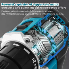 Makita DDF487 18V Brushless Screwdriver Electric Drill Impact Drill Of Decoration Team Power Tools For Makita 18V Battery
