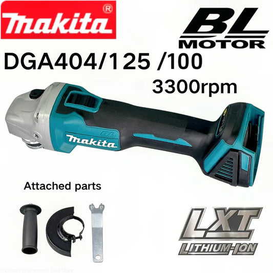 Makita DGA404 125mm Brushless Cordless Angle Grinder Rechargeable Lithium Electric (Tool Only)