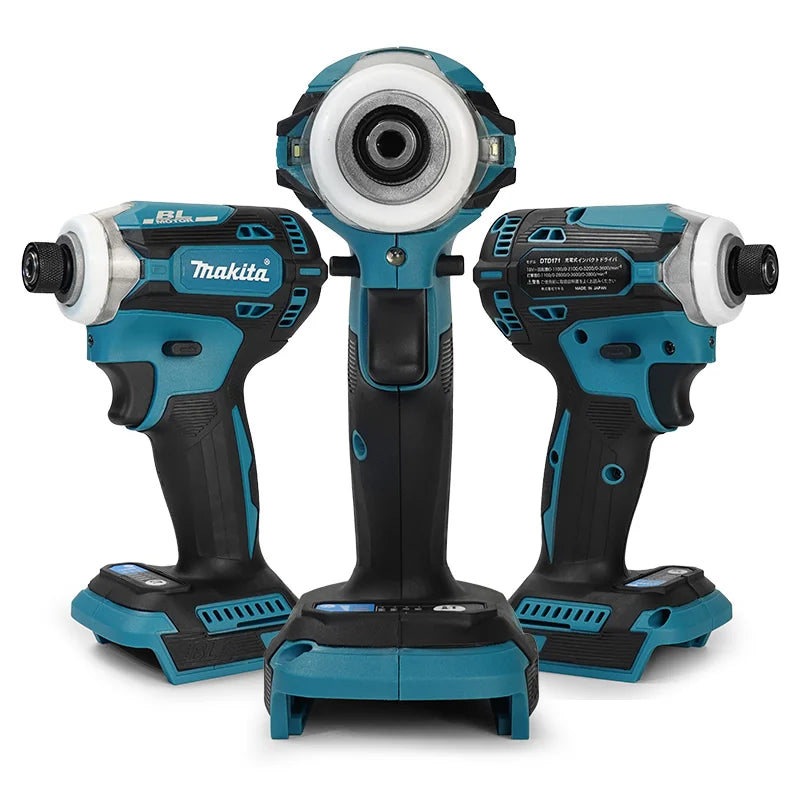 Makita DTD171 Brushless Motor Impact Driver Screwdriver Cordless Rechargeable Drill Power Tool For 18V Battery