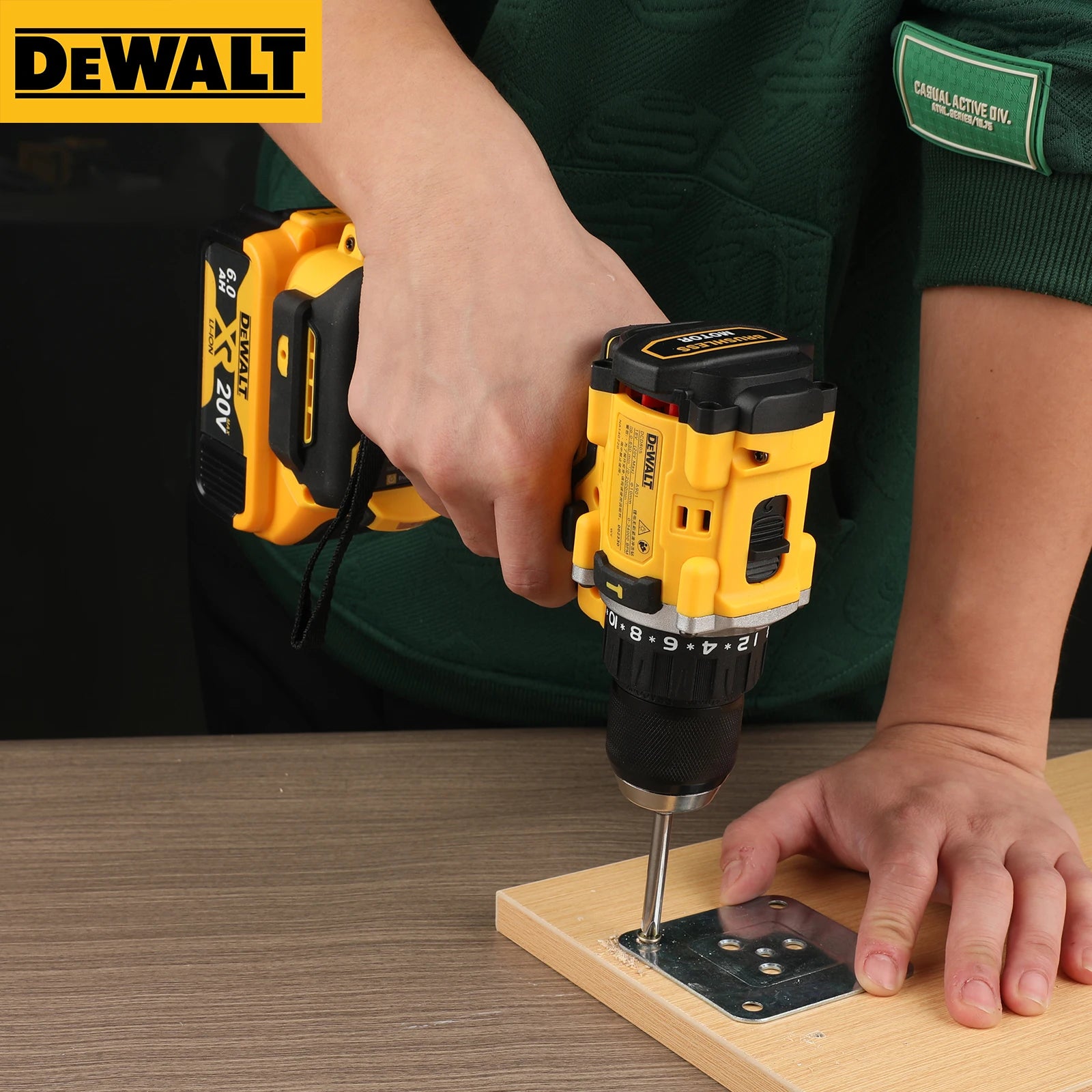 DEWALT DCD805 20V Power Tools Brushless Impact Drill Cordless Electric Screwdriver Multi-Function Hand Drill
