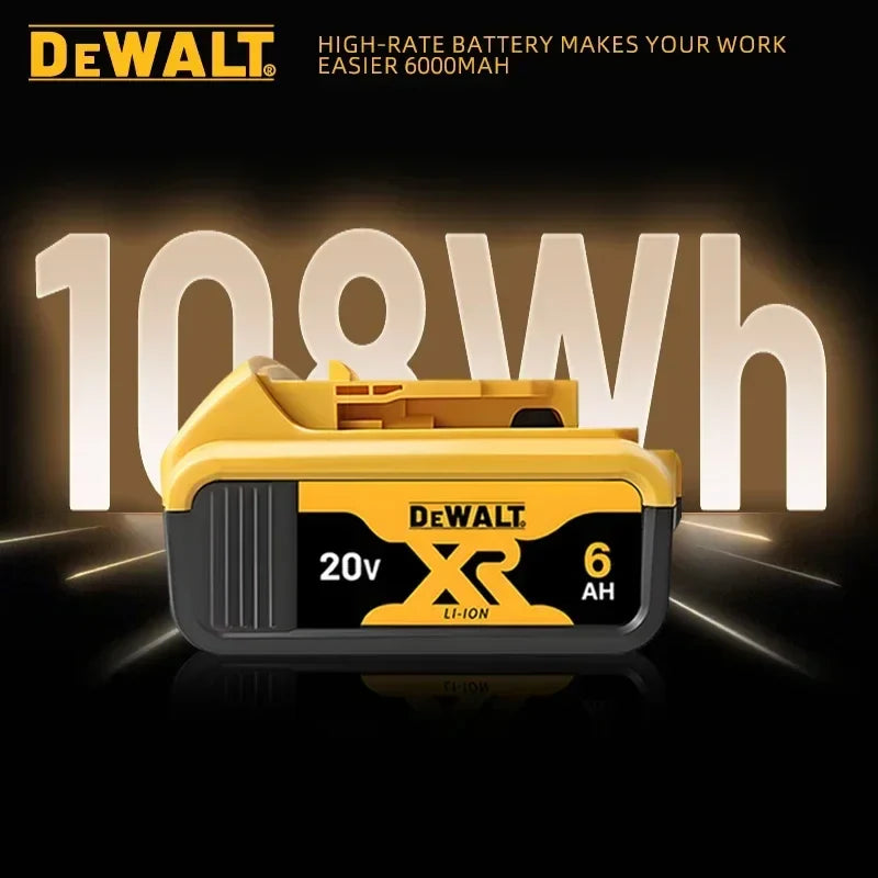 Original DEWALT battery 20V 2AH/5AH/6Ah & 60V-9AH rechargeable lithium-ion battery，DCB205 DCB201 DCB203 Power Tool battery. DEWALT 20V battery