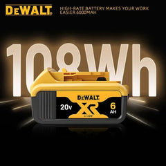 Original DEWALT battery 20V 2AH/5AH/6Ah & 60V-9AH rechargeable lithium-ion battery，DCB205 DCB201 DCB203 Power Tool battery. DEWALT 20V battery