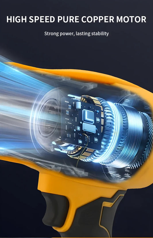 Dewalt 18V Brushless Electric Blower 30000RPM Violent Fan Blowing Car Dust Turbofan Charging Handheld Blower Tool carpenter tool