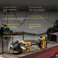 DEWALT DCG405 125mm flat head angle grinder bare machine tool cutting machine 18V lithium battery brushless tools