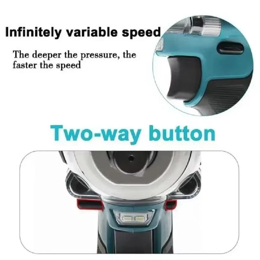 Makita DTW300 18V Tool Set Brushless Power Large Cordless Wrench 330Nm Torque Wind Cannon Remove Tire Lithium Auto Repair