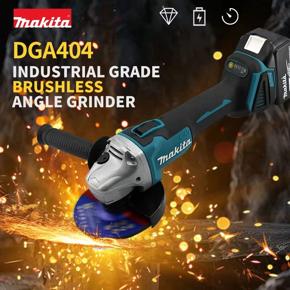 Makita DGA404 125mm Brushless Cordless Angle Grinder Rechargeable Lithium Electric (Tool Only)