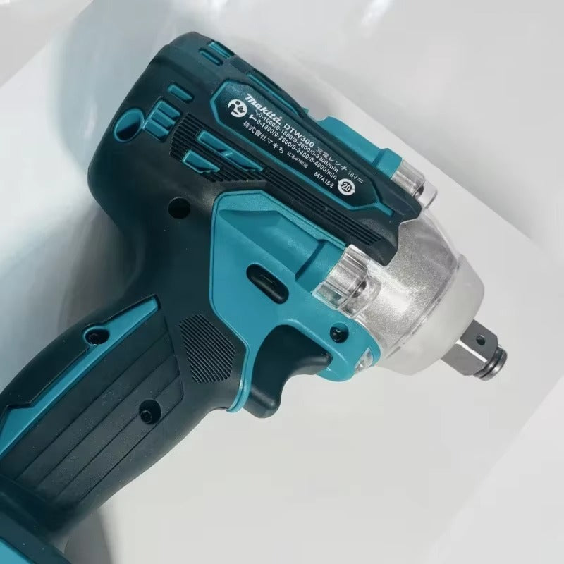 Makita DTW300 18V Tool Set Brushless Power Large Cordless Wrench 330Nm Torque Wind Cannon Remove Tire Lithium Auto Repair