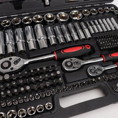 216Pcs Socket Wrench Set Ratchet Wrench Tool Kits Mechanical and Automotive Repair Combination Socket Ratchet Wrench Set
