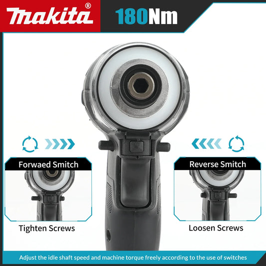 Makita DTD173 18V Cordless Impact Driver LXT BL Brushless Motor Electric Drill Wood/Bolt/T-Mode 180 N·M Rechargeable Power Tools
