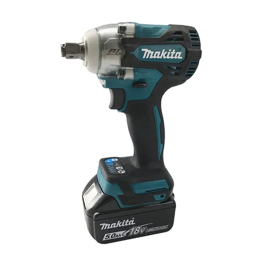 Makita DTW300 18V Tool Set Brushless Power Large Cordless Wrench 330Nm Torque Wind Cannon Remove Tire Lithium Auto Repair