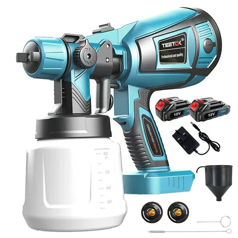 Sale 45% 2 Battery Cordless Paint-Sprayer-Spray Gun Airless Home/Outdoor Wall Fence For Makita 18V HVLP 1000ML